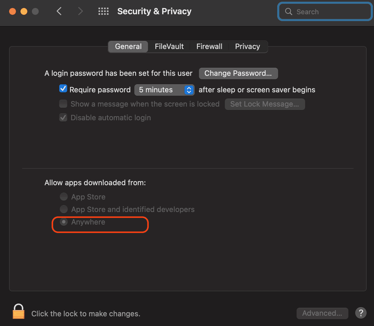 Hướng dẫn tắt Gatekeeper (Bật tùy chọn Anywhere) sửa lỗi “damaged and can’t be opened. You should move it to the Trash” 3