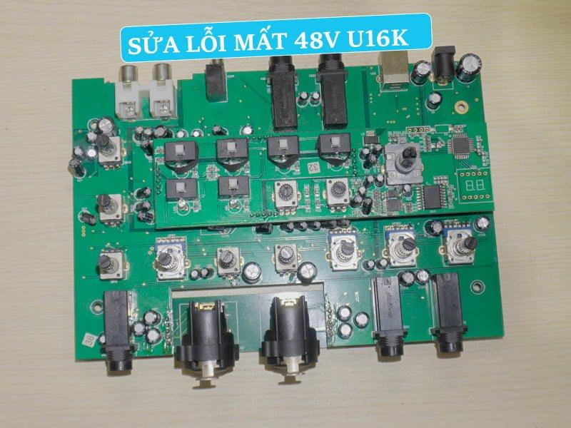 Dịch vụ sửa chửa sound card  Alctron u16k bị hư 48v