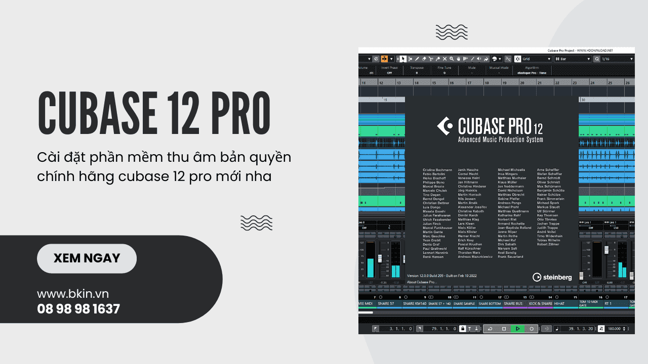 Phần Mềm Thu Âm Cubase 12 Pro Full Bản Quyền 15