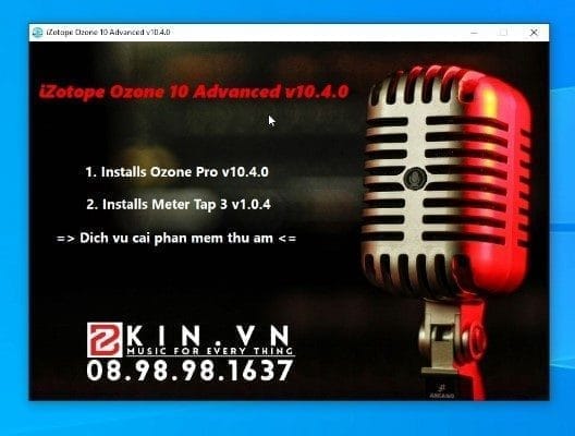 Cài đặt iZotope Ozone 10 Advanced v10.4.0 Full Bản Quyền
