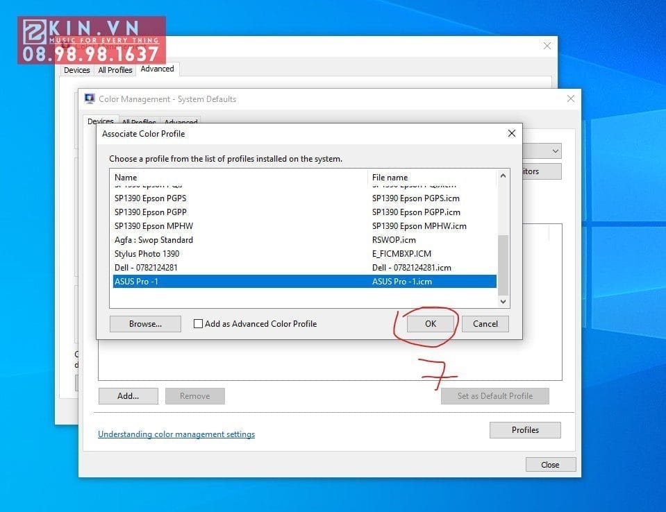 Hướng Dẫn Cài Đặt Profile Màu cho Windows 11