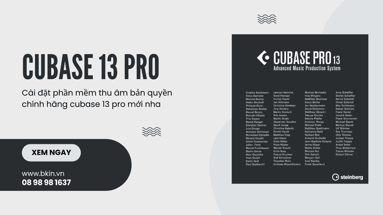 Hướng Dẫn Phần mềm Cubase 13 Pro mới nhất Full Tính năng 39