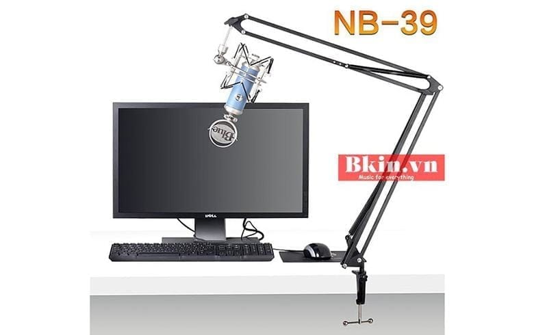 Chân kẹp bàn Chân micro NB-39
